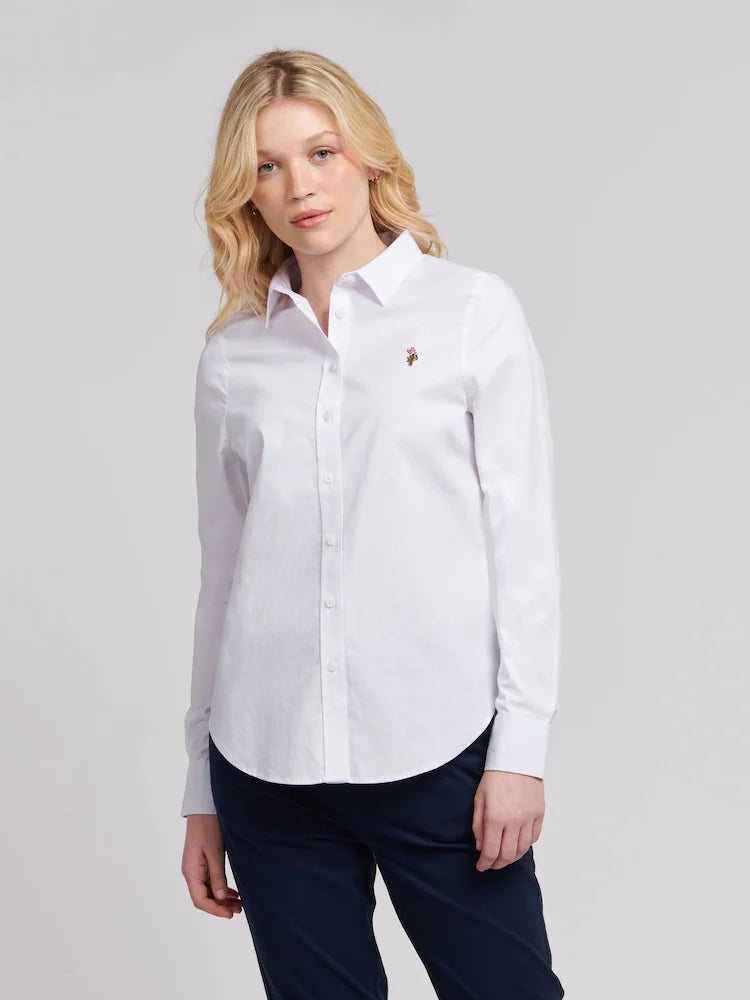 FREEZE SAMPS ARTICLE #3201  White Womens Classic Fit Oxford